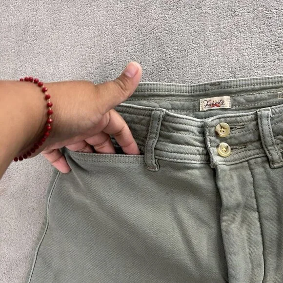 Faherty Stretch Terry wide leg pants - Picture 9 of 16